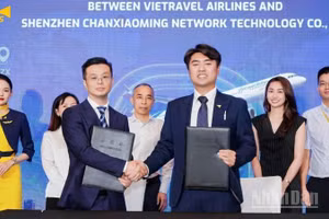 Tại hội nghị đại lý, Vietravel Airlines đã chính thức ra mắt Tổng Đại lý khu vực phía nam Trung Quốc.