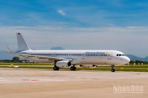 Tàu bay mới của Vietravel Airlines thuộc dòng Airbus A321, mang số hiệu VN-A290.