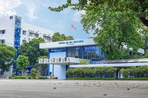 Một góc khuôn viên Trường đại học Bách Khoa. (Ảnh: ĐHBK)