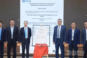 Lần đầu tiên tại Việt Nam, VAECO đạt chứng nhận EASA Part 47, đánh dấu bước tiến quan trọng nâng cao năng lực đào tạo nhân lực kỹ thuật của ngành hàng không theo các tiêu chuẩn quốc tế.