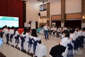 56 giáo viên tại Vĩnh Long và An Giang tham gia chương trình Nâng cao năng lực cho giáo viên, trang bị kiến thức về an toàn giao thông.