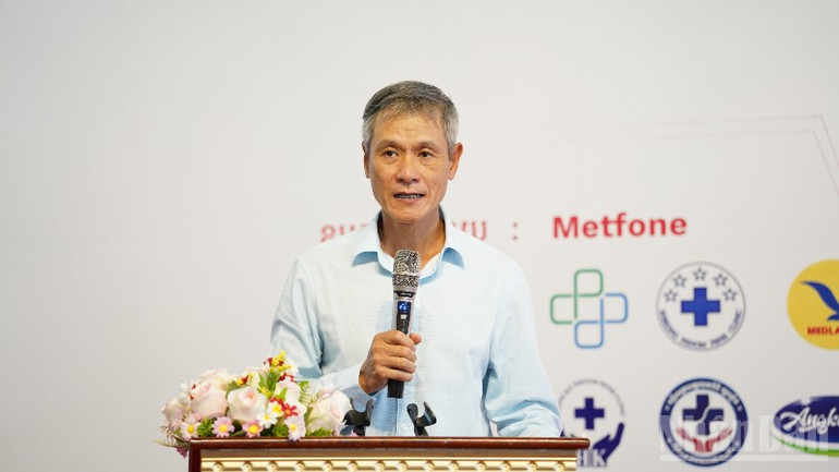 Đại sứ Nguyễn Minh Vũ phát biểu ý kiến tại sự kiện. (Ảnh: ĐINH TRƯỜNG) ndo_br_2-2-4806.jpg