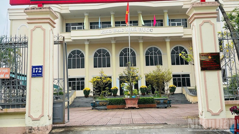 Phòng Giao dịch số 16- Kho bạc Nhà nước khu vực XV tỉnh Quảng Ngãi.