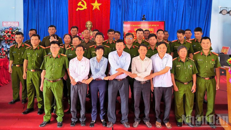 Tăng cường phối hợp giữa các xã miền núi nhằm bảo đảm an ninh trật tự.