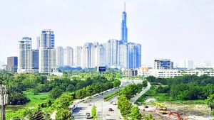 Một góc đô thị Thành phố Hồ Chí Minh.