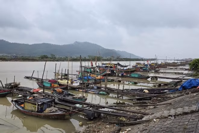 Cảng cá Hòa Lộc, xã Hoa Lộc.