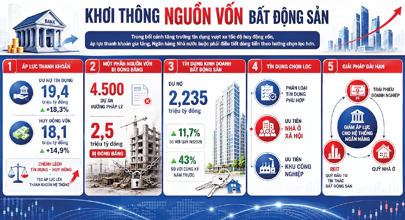 Chuyên gia đề xuất cơ chế tín dụng riêng cho bất động sản nhà ở thực