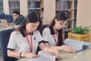 Sinh viên Trường đại học Luật Thành phố Hồ Chí Minh đang học tập.