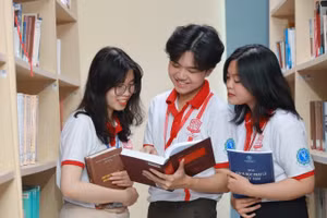 Sinh viên Trường đại học Luật Thành phố Hồ Chí Minh nghiên cứu, học tập. (Ảnh: ULAW) 