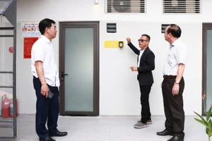 Bên trong ký túc xá Trường đại học Luật Thành phố Hồ Chí Minh, cơ sở 3, phường Long Phước, Thành phố Hồ Chí Minh.