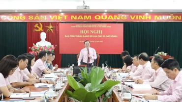 Đảng bộ Ngân hàng Chính sách xã hội Trung ương đã lãnh đạo thực hiện thắng lợi, toàn diện các chỉ tiêu Nghị quyết đại hội.