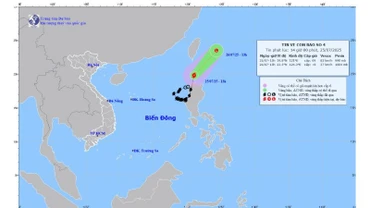 (Ảnh: Trung tâm Dự báo khí tượng thủy văn quốc gia)
