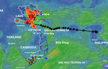 (Ảnh: Hệ thống Giám sát thiên tai Việt Nam)