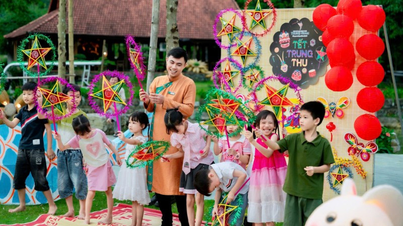Người dân, du khách sẽ được trải nghiệm những nét đẹp của Tết Trung thu cổ truyền tại Khu du lịch sinh thái Thung Nham, Ninh Bình.