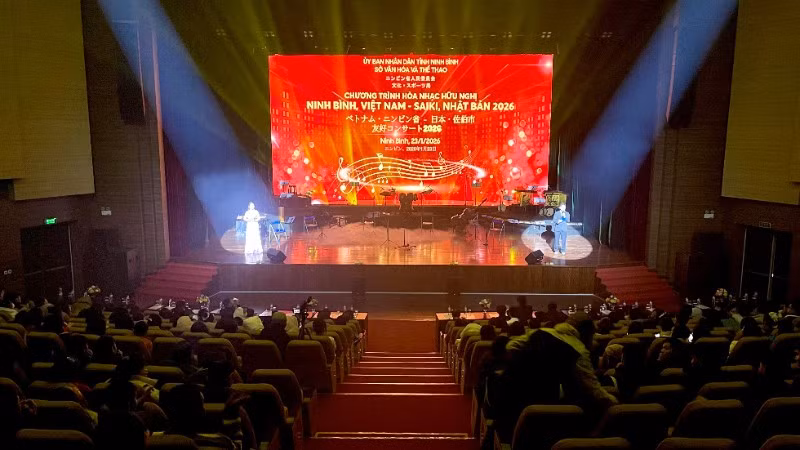 Chương trình hòa nhạc hữu nghị Ninh Bình, Việt Nam-Saiki, Nhật Bản năm 2026.
