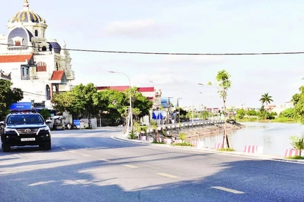 Diện mạo nông thôn mới xã Trực Tuấn, huyện Trực Ninh (Nam Định).