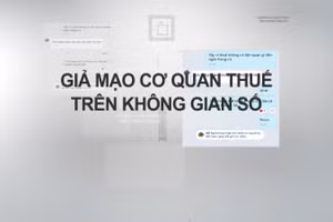 Giả mạo cơ quan thuế trên không gian số.