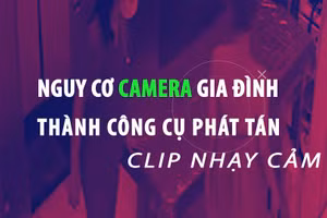 [Video] Nguy cơ camera gia đình thành công cụ phát tán clip nhạy cảm