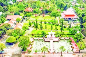 Khu tưởng niệm Thủ tướng Chính phủ Võ Văn Kiệt, ngụ xã Trung Thành, tỉnh Vĩnh Long.