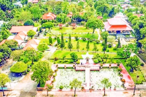 Khu tưởng niệm Thủ tướng Chính phủ Võ Văn Kiệt, ngụ xã Trung Thành, tỉnh Vĩnh Long.