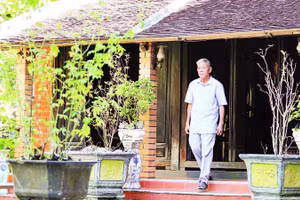 Nhà vườn Xuân Đài ở làng Thủy Biều.