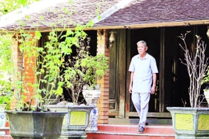 Nhà vườn Xuân Đài ở làng Thủy Biều.