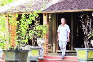 Nhà vườn Xuân Đài ở làng Thủy Biều.