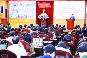 Quang cảnh hội nghị. (Ảnh MAI LUẬN)