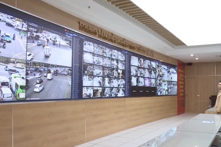 Trung tâm Điều khiển giao thông thông minh với hơn 1.800 camera tích hợp trí tuệ nhân tạo (AI).