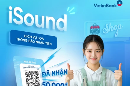 Dịch vụ loa thông báo nhận tiền của VietinBank.