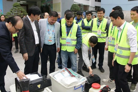 Lãnh đạo Sở Y tế Hà Nội kiểm tra trang thiết bị, thuốc, hóa chất đáp ứng công tác y tế phục vụ Đại hội XIV của Đảng.