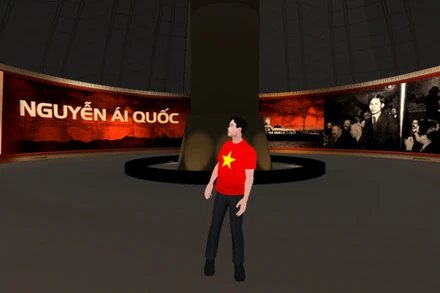 Ứng dụng công nghệ số tại triển lãm.