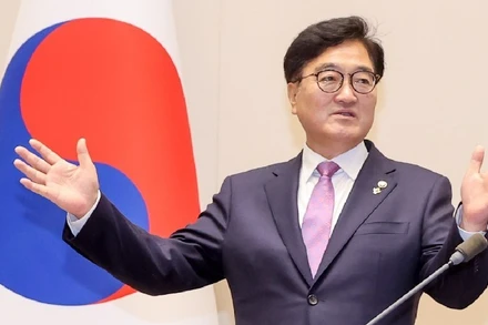 Chủ tịch Quốc hội Hàn Quốc Woo Won Shik. (Ảnh: VGP)