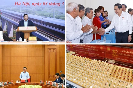 Tin nổi bật ngày 3/3: Nỗ lực phát triển ngành công nghiệp đường sắt; Đẩy mạnh tuyên truyền, bảo đảm thành công bầu cử đại biểu Quốc hội khóa XVI