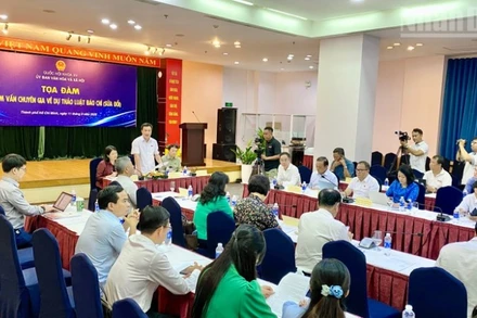 Quang cảnh buổi tham vấn.