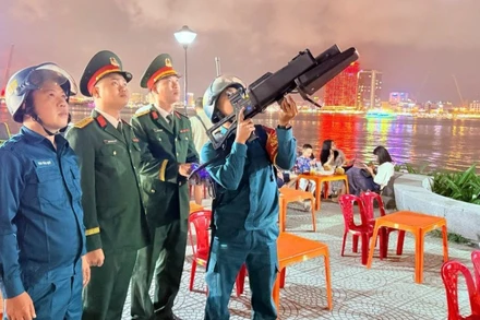 Lực lượng chức năng thành phố Đà Nẵng tăng cường tuần tra, bảo đảm trực 24/24 giờ, xử lý nghiêm các trường hợp vi phạm về sử dụng UAV trái phép.