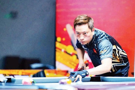 Vận động viên Dương Quốc Hoàng hiện được xếp trong nhóm những cơ thủ hàng đầu thế giới.