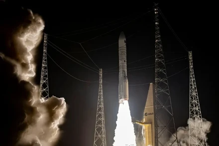 Tên lửa Ariane 6 phóng hai vệ tinh dẫn đường Galileo vào ngày 17/12. (Nguồn: Space News)