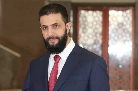 Tổng thống lâm thời Syria Ahmad al-Sharaa. (Ảnh: AA/TTXVN)