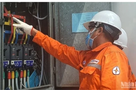 Công nhân Tổng Công ty Điện lực Thành phố Hồ Chí Minh.