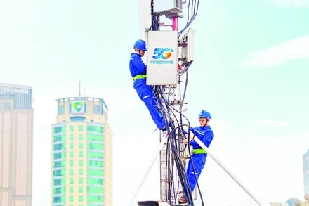 Phủ sóng mạng 5G.