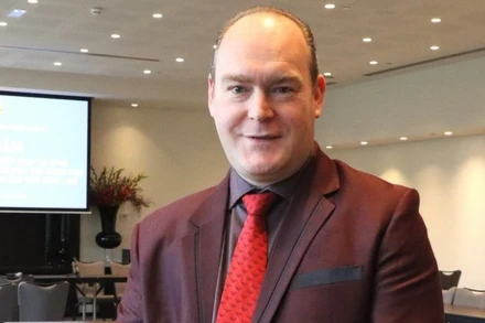 Ông Eric Van Vaerenbergh, chuyên gia năng lượng và giảng viên Trường Cao đẳng Kỹ nghệ Brussels (ECAM). (Ảnh: TTXVN)