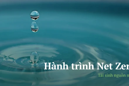 Hành trình Net Zero: "Tái sinh” nguồn nước