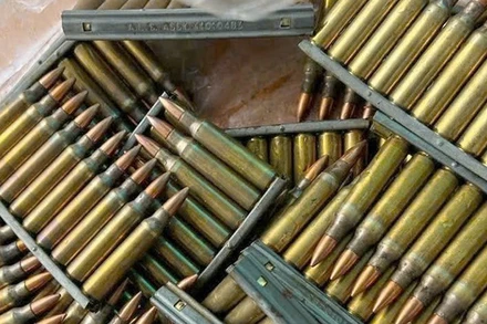  Số đạn người dân giao nộp cơ quan chức năng.