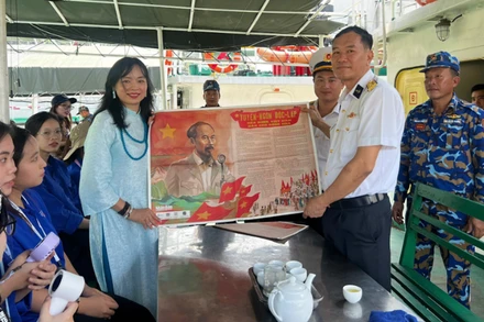 Hình ảnh tại Tàu 797, Hải Đội 113, Lữ đoàn 170. (Ảnh: GIA HÂN)