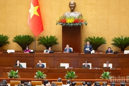  Kỳ họp thứ 9, Quốc hội khóa XV. (Ảnh: DUY LINH)