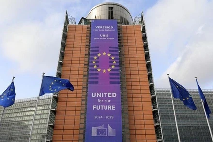 Tòa nhà trụ sở của Ủy ban châu Âu, tại Brussels, Bỉ. (Ảnh minh họa: THX)