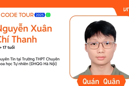 Quán quân của VNG Code Tour 2025. (Ảnh: VNG)