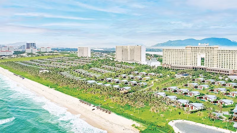 Một góc Khu du lịch bắc bán đảo Cam Ranh.