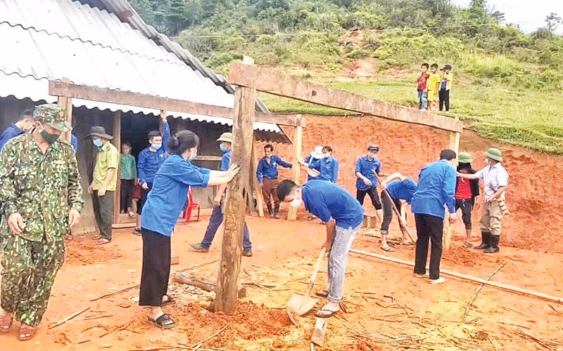 Huyện Quế Phong quyết tâm hoàn thành Chương trình xóa nhà tạm, nhà dột nát trước ngày 31/7.